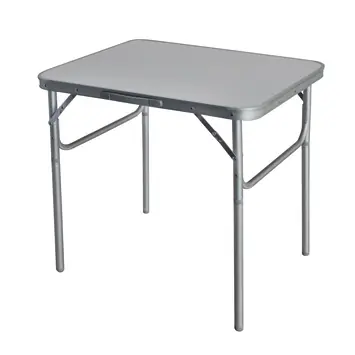 Campingtafel inklapbaar grijs 70 x 55 x 65 cm