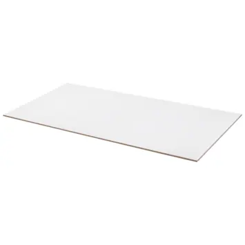 MDF plaat wit gegrond 122 x 61 cm 9 mm