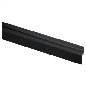 Handson zelfklevende tochtstrip PVC met borstel 93 cm zwart