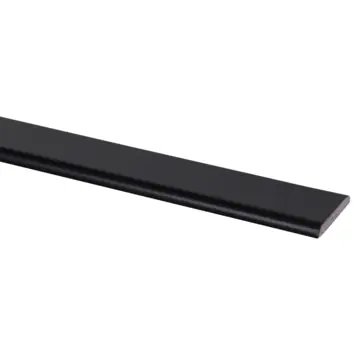 Afdeklijst grenen zwart gelakt 5x37mm 270cm