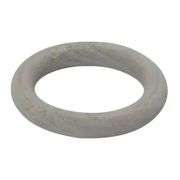 Gordijnring voor 28 mm gordijnroede hout grijs 10 stuks