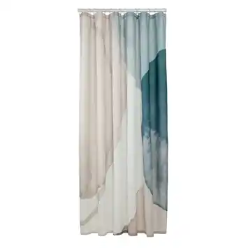 Sealskin douchegordijn earth 180x200cm donker groen /wit