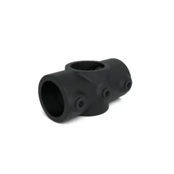 Novidade steigerbuis koppelstuk kruisstuk zwart ø 21 mm