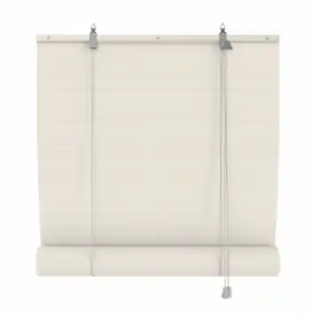 KARWEI bamboe roll-up lichtdoorlatend wit (kleurnr. 1025) 120x180 cm (bxh)
