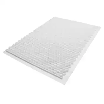 Grindrooster wit kunststof met worteldoek 120 x 160 cm dikte 3 cm