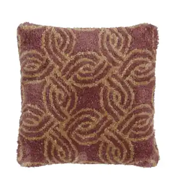 Kussen graphic roze 45 x 45 cm