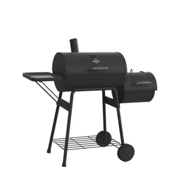 Jamestown Smoker Aldon houtskool BBQ metaal zwart 58 x 37 cm
