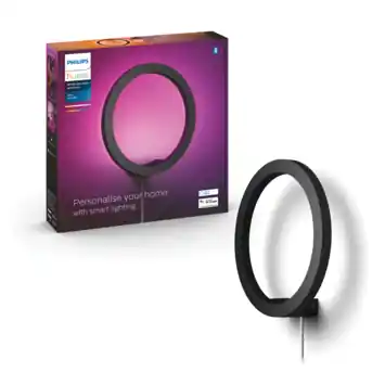 Philips Hue wandlamp Sana zwart - wit en gekleurd licht 20W