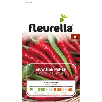 Fleurella zaden Spaanse rode peper