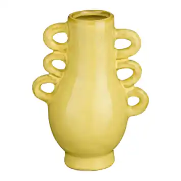 Vaas geel - l11,5xb8xh15,5cm