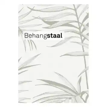 Behangstaal vliesbehang Litho groen (dessin 106743)