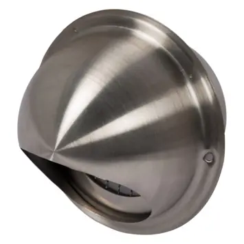 Sanivesk ventilatierooster bol RVS Ø100 mm
