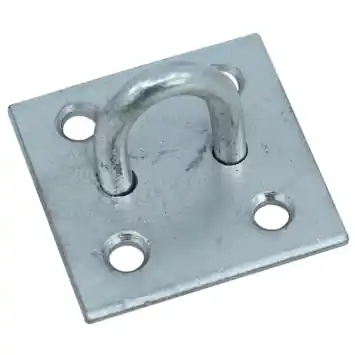 Waelbers slotoog op plaat 40x40 mm verzinkt