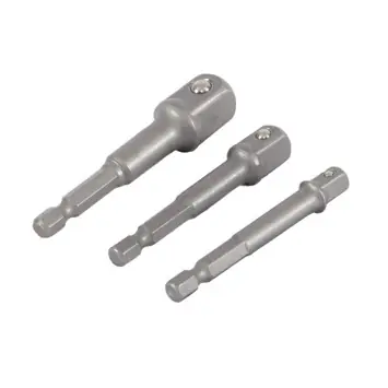 Suki adapterset voor boormachine 6,3 mm, 10 mm en 12,7 mm