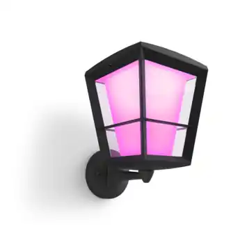 Philips Hue muurlamp zwart - wit en gekleurd licht 15W - omhoog