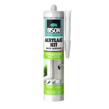Bison acrylaatkit universeel koker transparant 300 ml