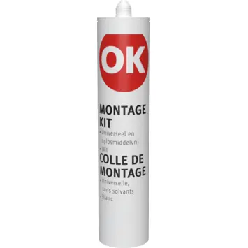 OK montagekit wit 290 ml