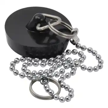 Sanivesk Plugstop 38,5mm + Ketting 30cm