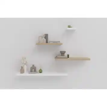 Duraline wandplank XL4 eik fineer 80x23,5 cm 38 mm
