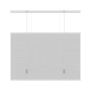 KARWEI dubbel plisségordijn lichtdoorlatend wit (kleurnr. 6001) 100x180 cm (bxh)