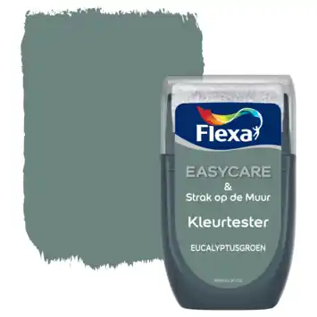 Flexa Strak op de muur Easycare kleurtester mat eucalyptusgroen 30 ml