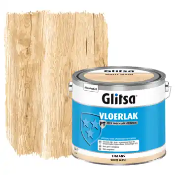 Glitsa vloerlak zeer intensief gebruik eiglans white wash 2,5 l