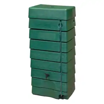 Regenton muurtank GreenWater 276L groen kunststof 40 x 60 x 135cm