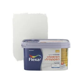 Flexa Mooi Makkelijk vloeren & trappen zijdeglans wit 2,5 liter