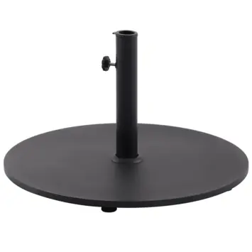 Handson parasolvoet zwart rond 620 mm staal