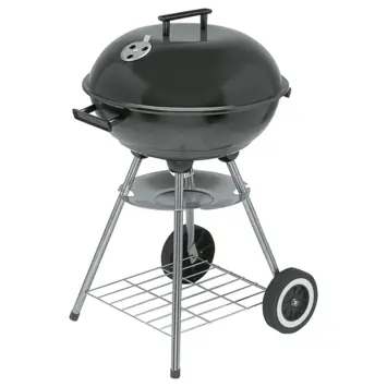 Handson kogelbarbecue houtskool BBQ metaal zwart Ø 43 cm