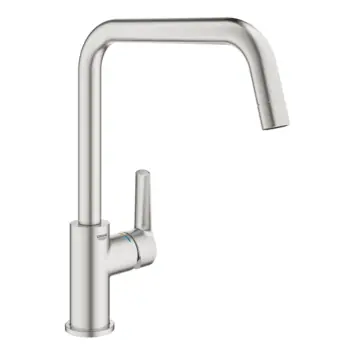 Grohe keukenkraan Start hoge U-uitloop QuickFix supersteel (RVS look)