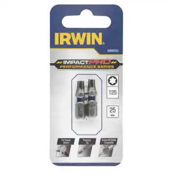 Irwin schroefbit impact pro T25 25 mm 2 stuks