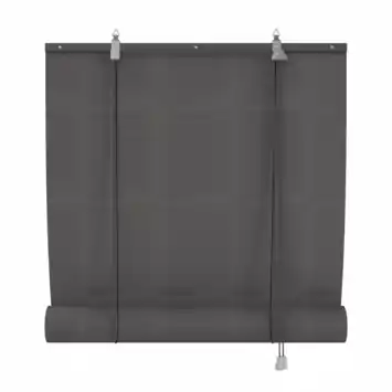 KARWEI bamboe roll-up lichtdoorlatend zwart (kleurnr. 1033) 90x180 cm (bxh)