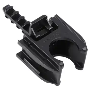 Buisclip euro 16 mm zwart 20 stuks