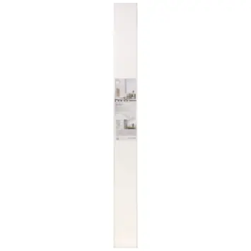 Wand- en plafondpaneel PVC wit hoogglans 270x25 cm 4 stuks 2,7m2