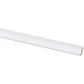 Hollat MDF zelfklevend 13x13 mm wit lengte 260 cm