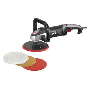 SKIL polijstmachine 1144AA 1200W inclusief 3 polijstschijven 180mm