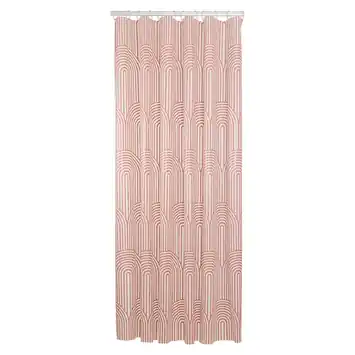 Sealskin douchegordijn brave 180x200cm donker roze/wit