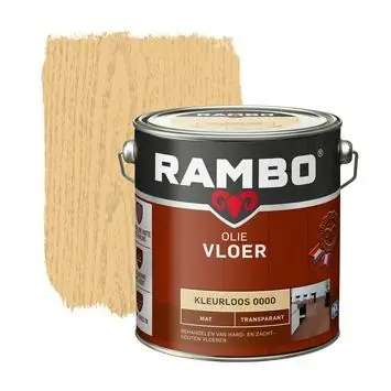 Rambo vloerolie mat transparant kleurloos 2,5 liter