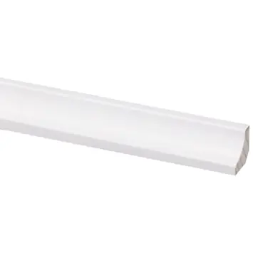 Hollat grenen wit gelakt 16 x 16 mm 270 cm