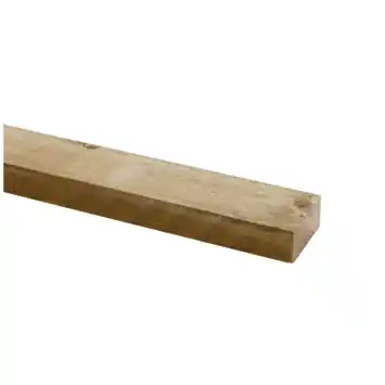 Steigerhouten lat geborsteld ca. 29x62 mm, lengte 250 cm verouderd