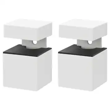 Duraline clip mat wit 2 stuks