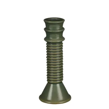 Kandelaar d.groen - h18xd7cm
