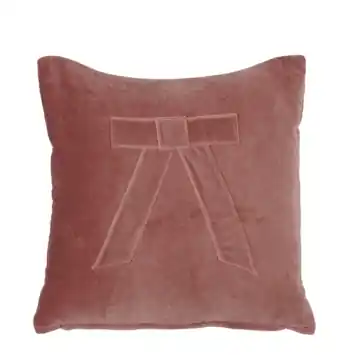 Kussen strik roze 45 x 45 cm