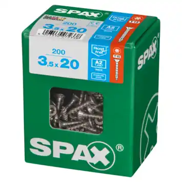 Spax schroef T-Star Plus roestvast 3,5x20 mm 200 stuks