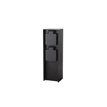 Buitenstopcontact op zuil 230mm