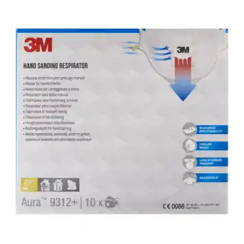 3M fijnstofmasker Aura 9312 FFP1 met ventiel