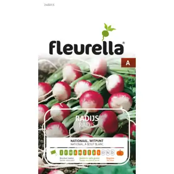Fleurella zaden witpunt radijs