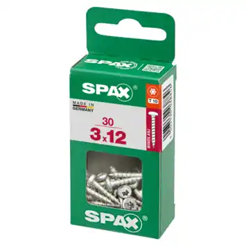 Spax schroef bolkop wirox 3x12 mm 30 stuks