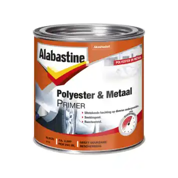 Alabastine polyester en metaal primer grijs 500 ml